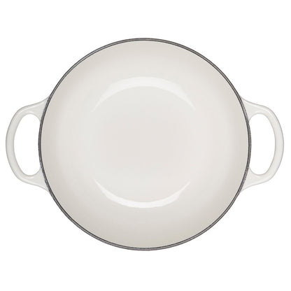  Le Creuset 2.5Qt Signature Cocotte Eiffel Tower Collection | White