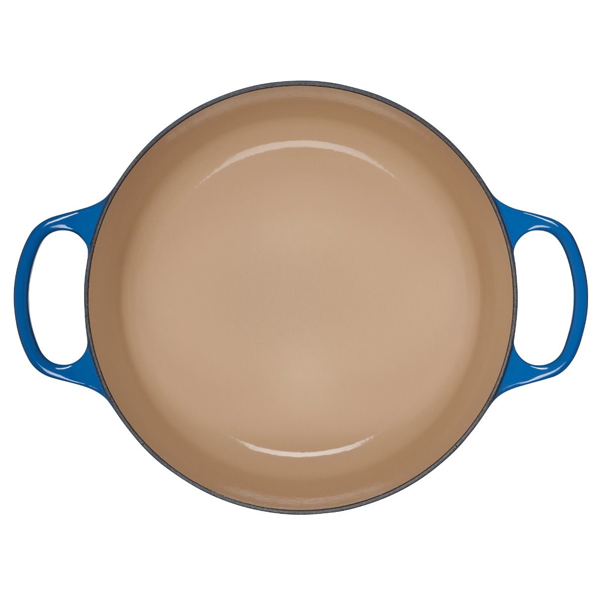  Le Creuset 5.5 Qt. Round Signature Cast Iron Dutch Oven With Stainless Steel Knob | Marseille Blue