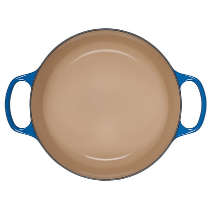  Le Creuset 5.5 Qt. Round Signature Cast Iron Dutch Oven With Stainless Steel Knob | Marseille Blue