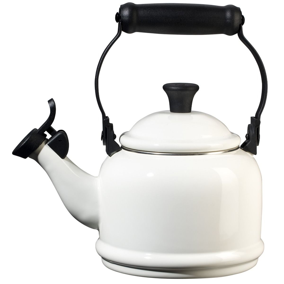  Le Creuset 1.25 Qt. Demi Kettle Tea Pot | White