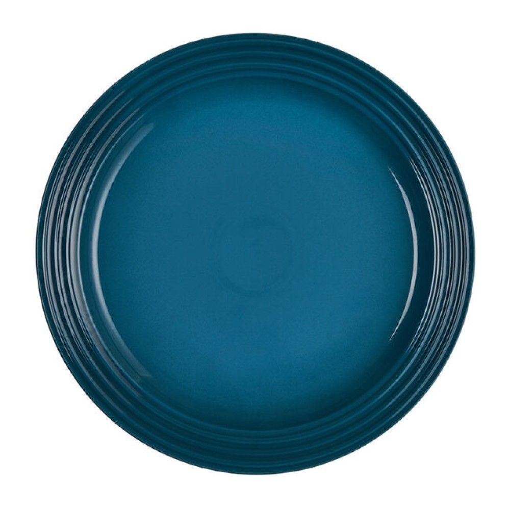  Le Creuset 10.5" Dinner Plates - Set Of 4 | Marseille Blue