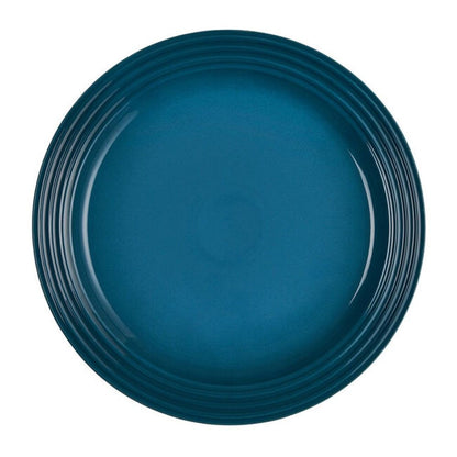  Le Creuset 10.5" Dinner Plates - Set Of 4 | Marseille Blue
