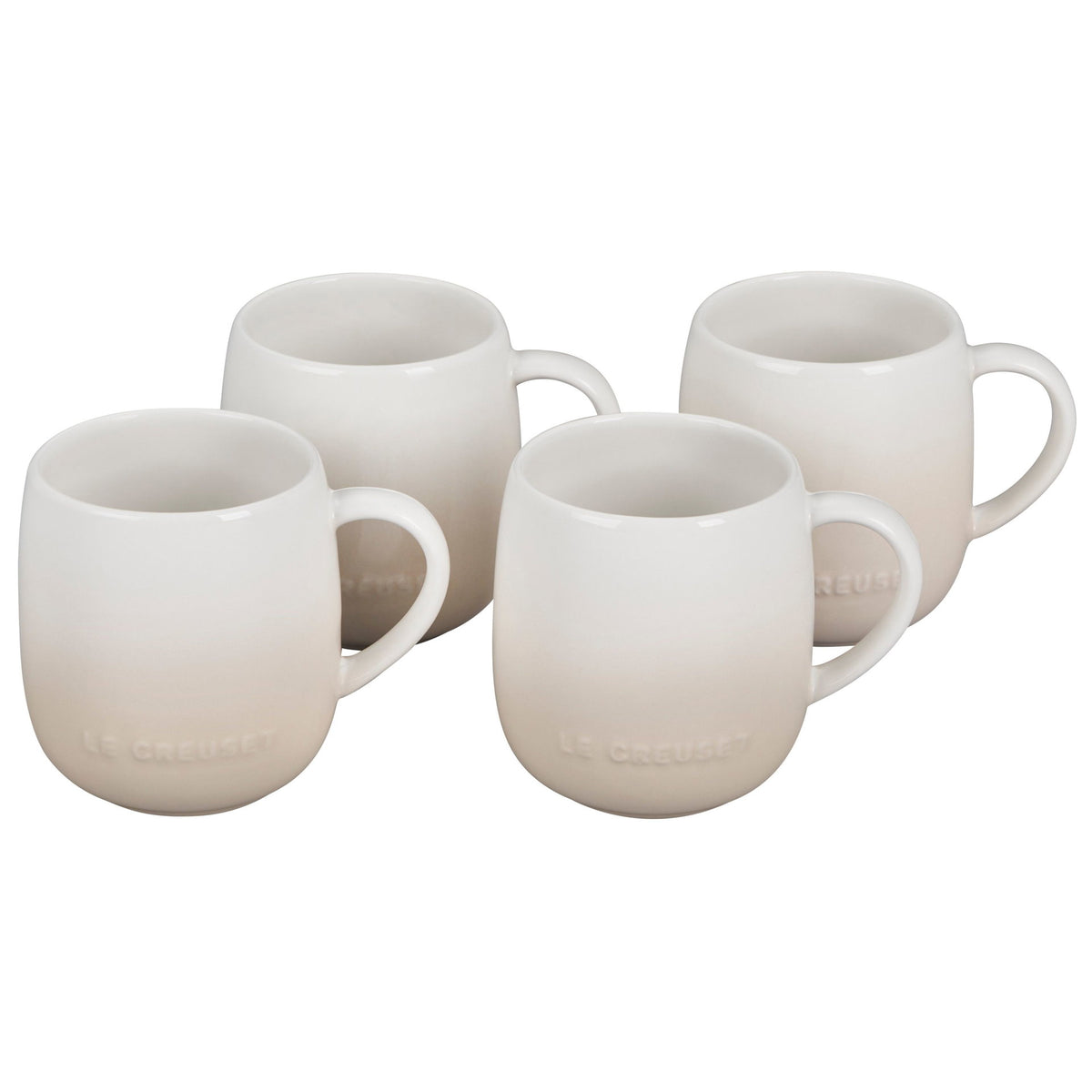  Le Creuset 13oz Heritage Mugs (Set Of 4) | Meringue White