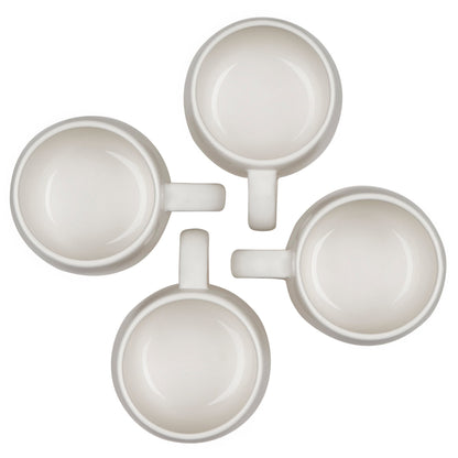  Le Creuset 13oz Heritage Mugs (Set Of 4) | Meringue White