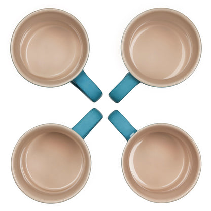  Le Creuset 14oz Mugs (Set Of 4) | Caribbean Blue