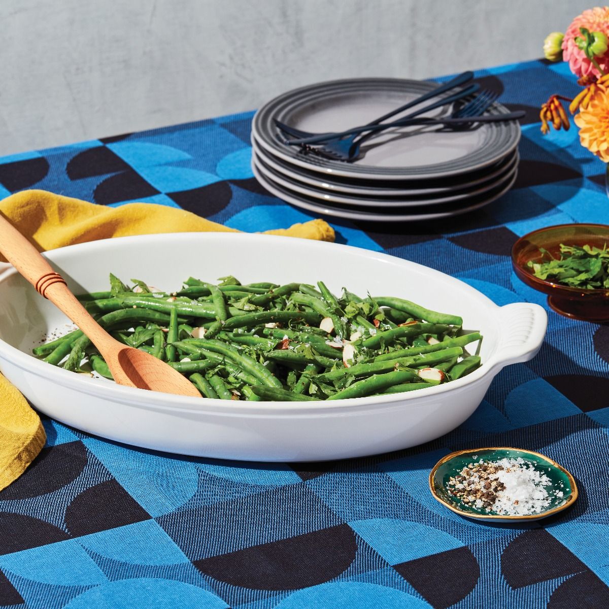  Le Creuset 8.5" Salad Plates - Set Of 4 | Oyster Grey