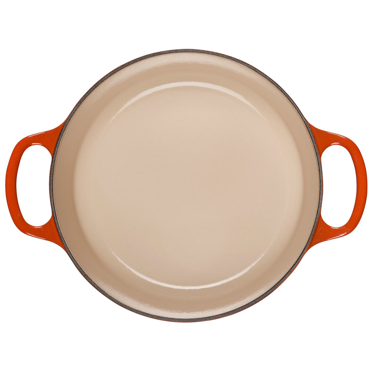  Le Creuset 3.5 Qt. Round Signature Dutch Oven With Stainless Steel Knob | Flame Orange