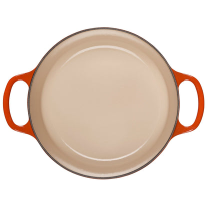 Le Creuset 3.5 Qt. Round Signature Dutch Oven With Stainless Steel Knob | Flame Orange