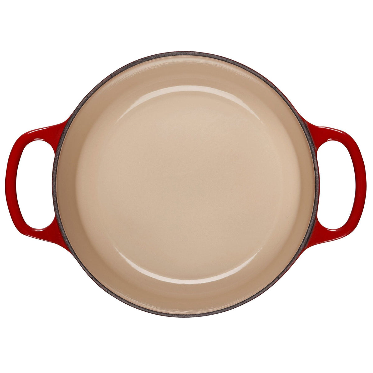  Le Creuset 2 Qt. Round Signature Cast Iron Dutch Oven With Stainless Steel Knob | Cerise/Cherry Red