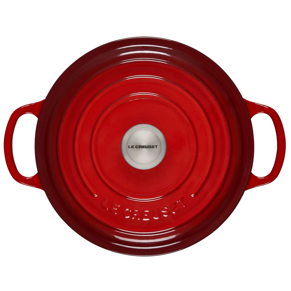  Le Creuset 3.5 Qt. Round Signature Dutch Oven With Stainless Steel Knob | Cerise/Cherry Red