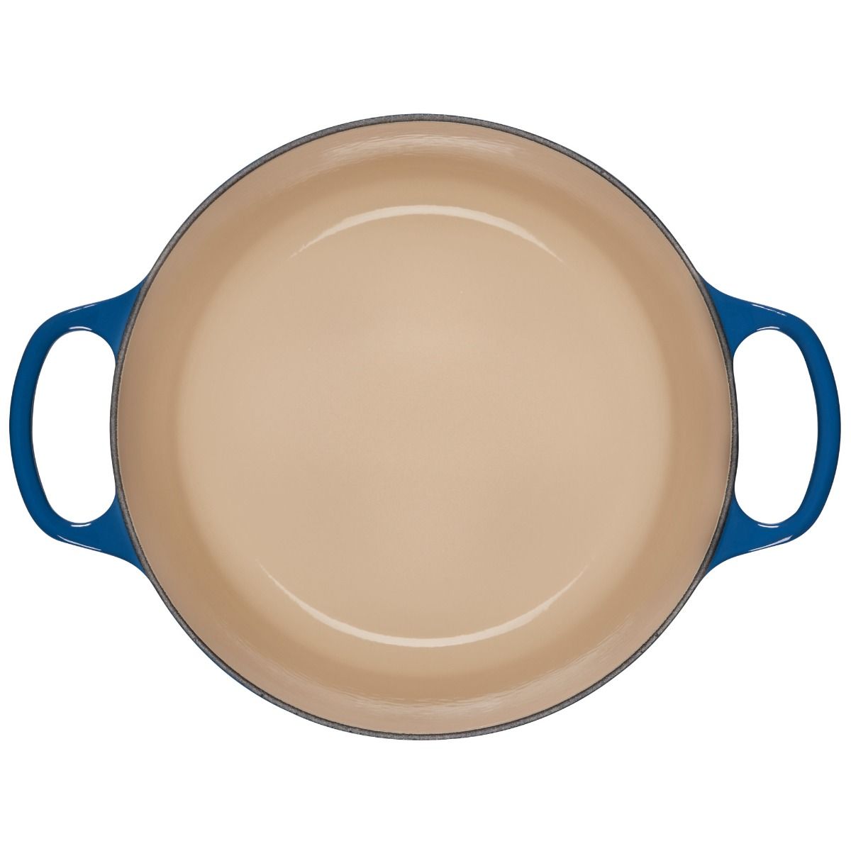  Le Creuset 4.5 Qt. Round Signature Dutch Oven With Stainless Steel Knob | Marseille Blue