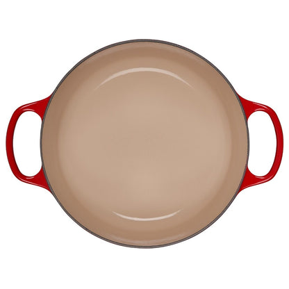  Le Creuset 4.5 Qt. Round Signature Dutch Oven With Stainless Steel Knob | Cerise/Cherry Red