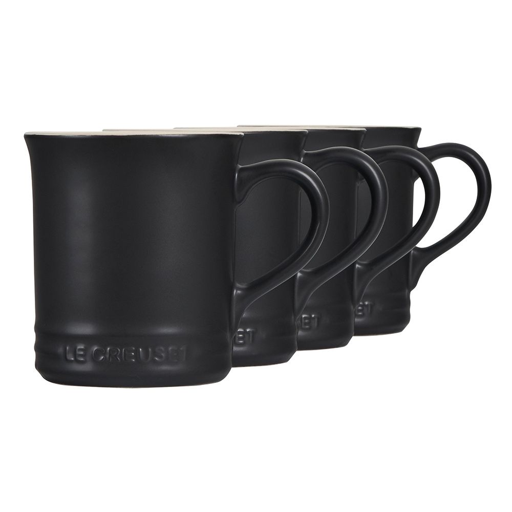  Le Creuset 14oz Mugs (Set Of 4) | Licorice