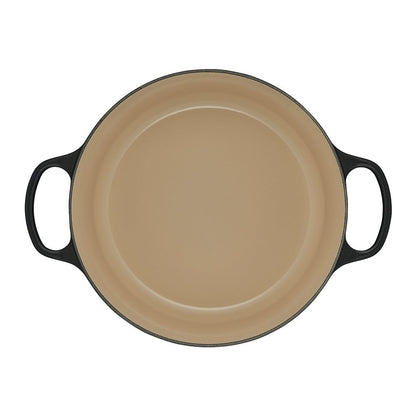  Le Creuset 7.25 Qt. Round Signature Dutch Oven With Stainless Steel Knob | Licorice