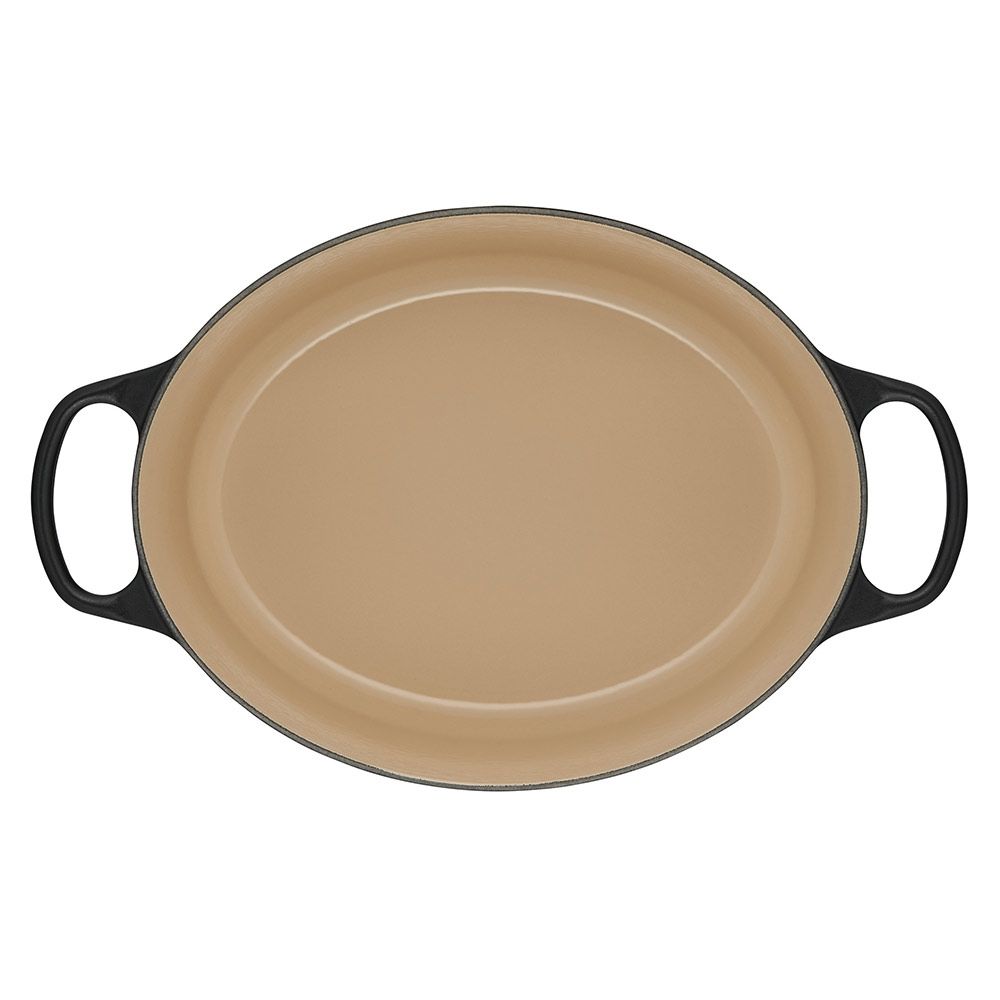  Le Creuset 6.75 Qt. Oval Signature Dutch Oven With Stainless Steel Knob | Licorice