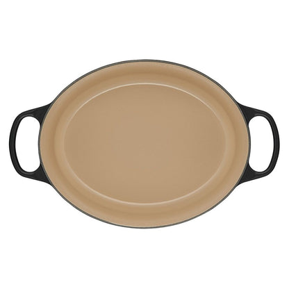  Le Creuset 6.75 Qt. Oval Signature Dutch Oven With Stainless Steel Knob | Licorice