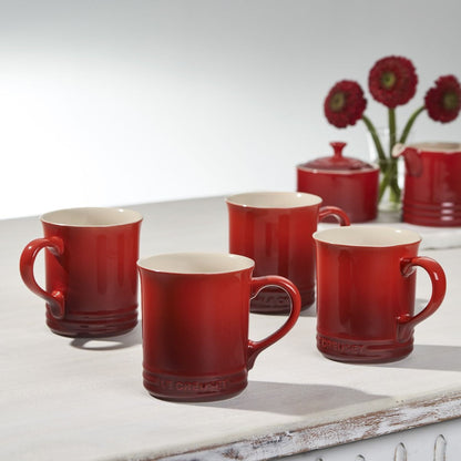  Le Creuset 14oz Mugs (Set Of 4) | Cerise/Cherry Red