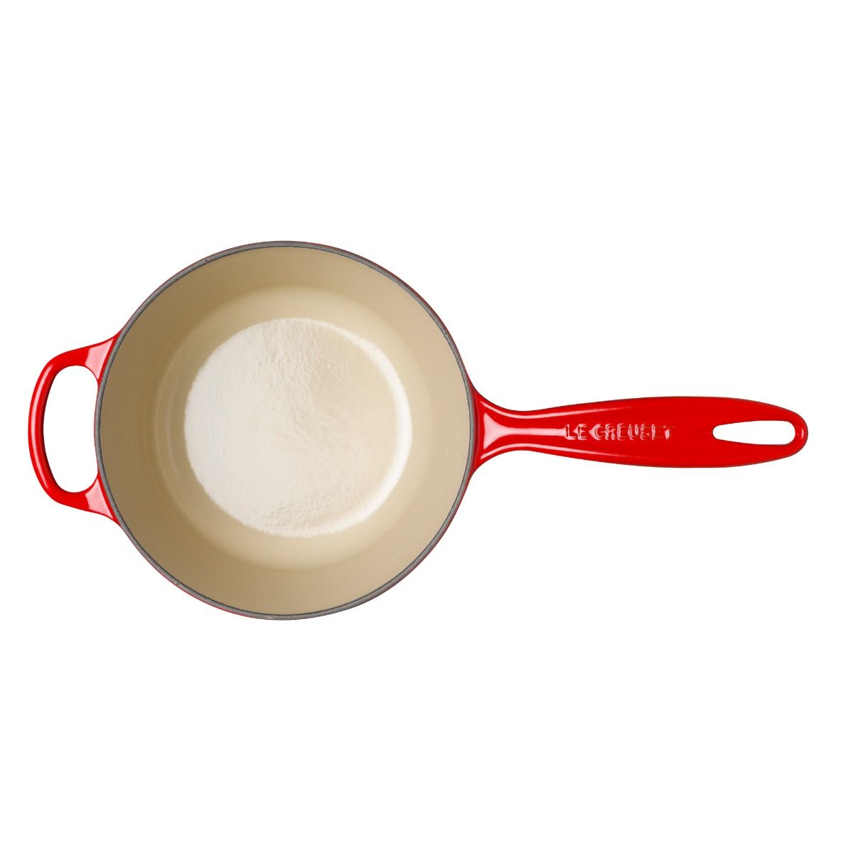  Le Creuset 1.75 Qt. Signature Enameled Cast Iron Saucepan With Stainless Steel Knob | Cerise/Cherry Red