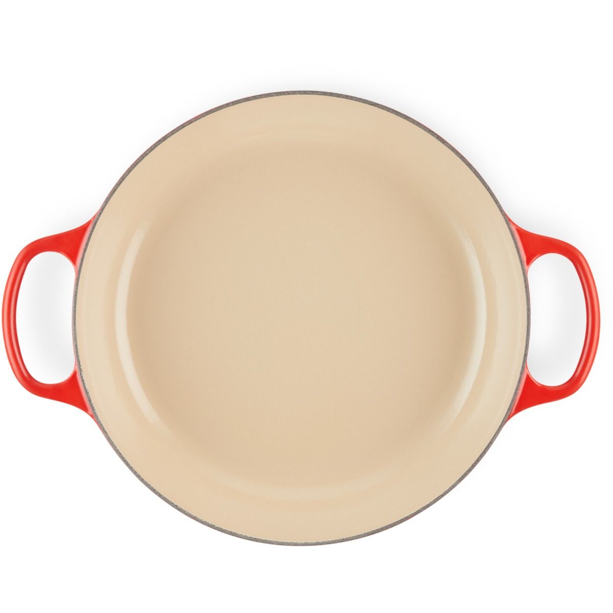  Le Creuset 3.5 Qt. Signature Enameled Cast Iron Braiser With Stainless Steel Knob | Cerise/Cherry Red