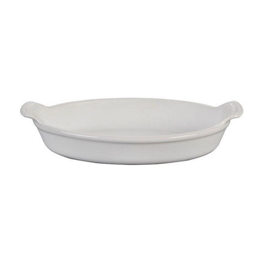 Le Creuset 6oz Oval Heritage Au Gratin Dish | White
