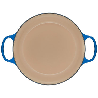  Le Creuset 7.25 Qt. Round Signature Dutch Oven With Stainless Steel Knob | Marseille Blue