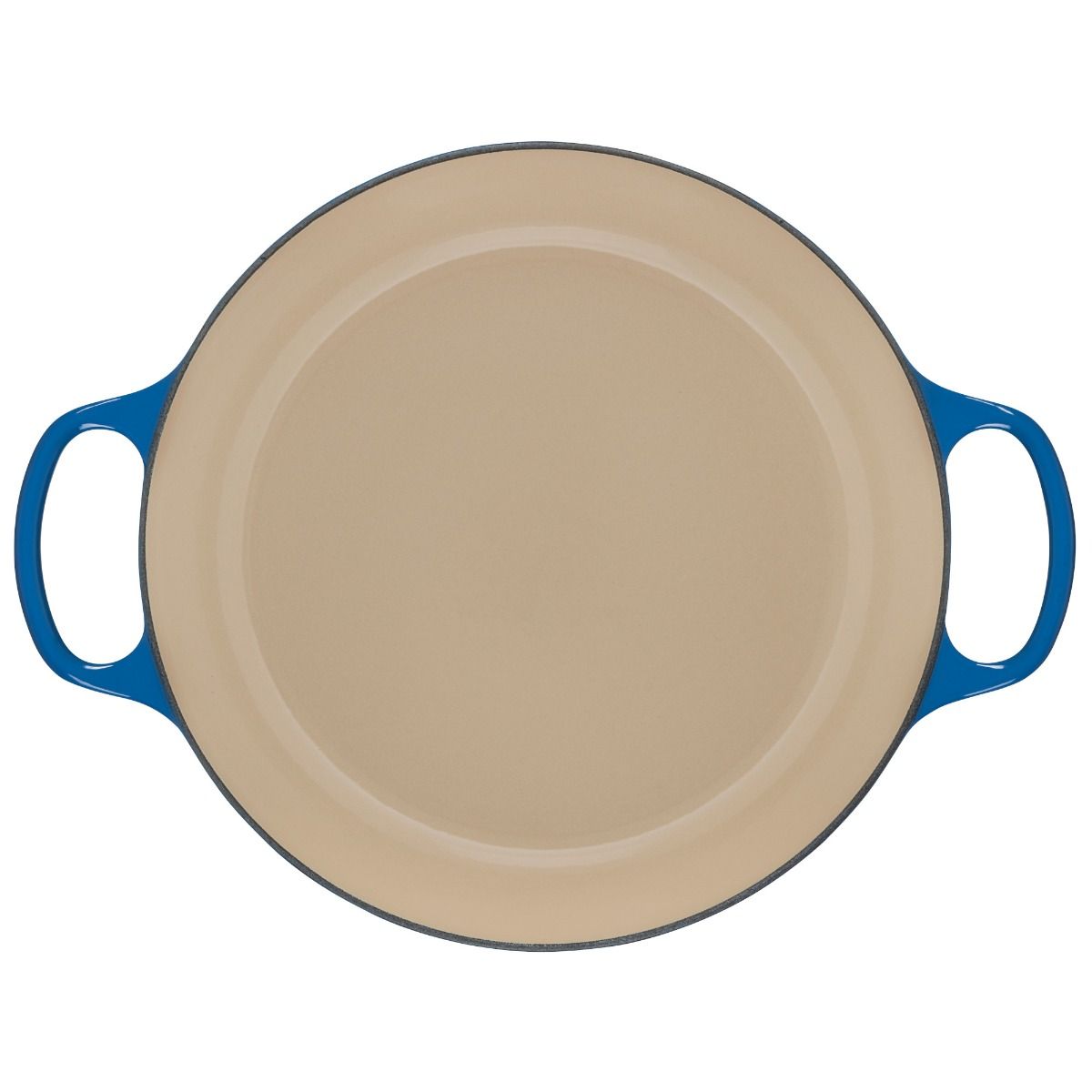  Le Creuset 3.5 Qt. Signature Enameled Cast Iron Braiser With Stainless Steel Knob | Marseille Blue