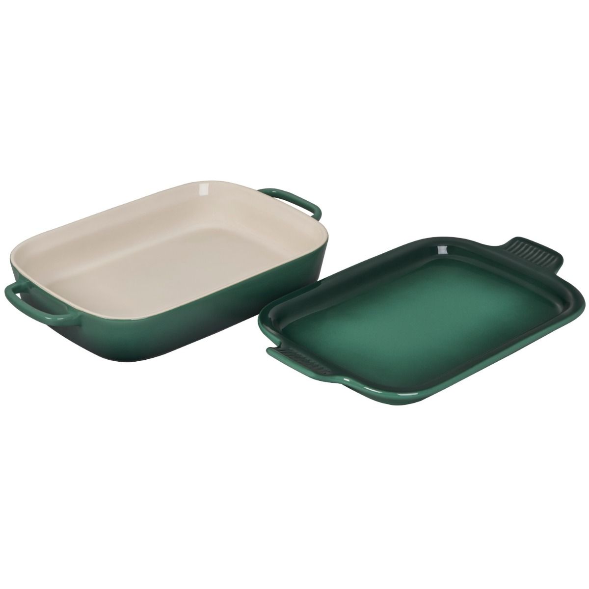  Le Creuset 2.75 Qt. Rectangular Heritage Baking Dish With Platter Lid | Artichaut