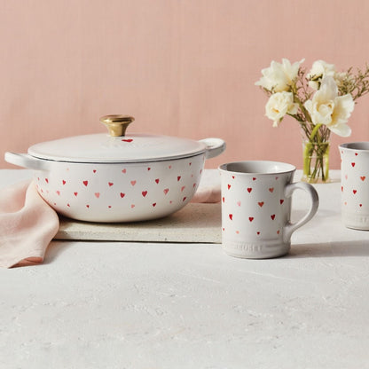  Le Creuset L'Amour Collection 14oz Mug With Heart Applique | White