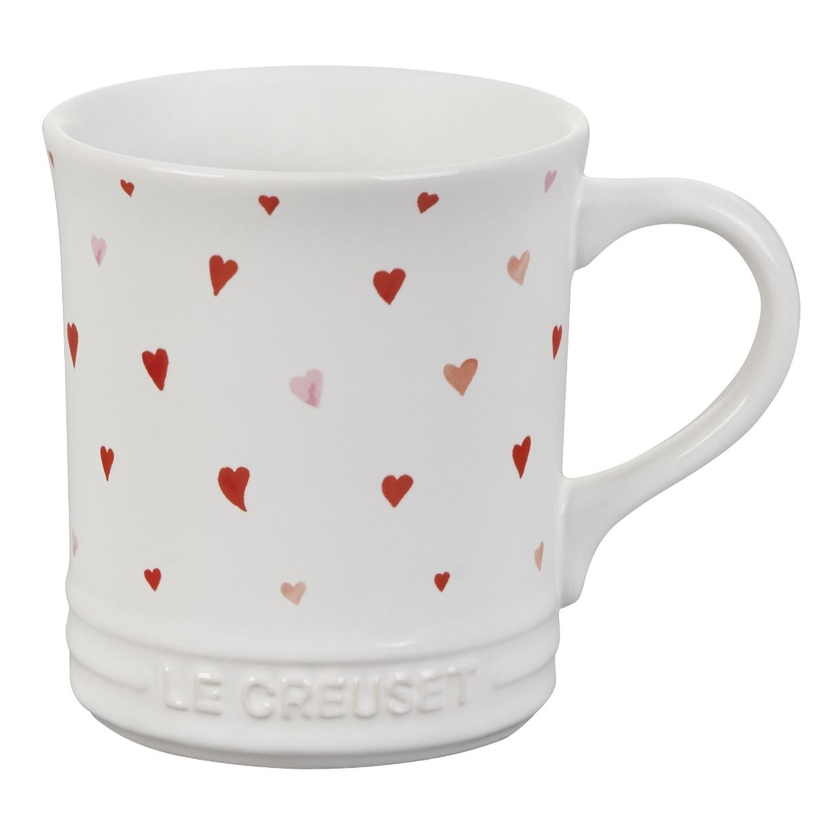  Le Creuset L'Amour Collection 14oz Mug With Heart Applique | White