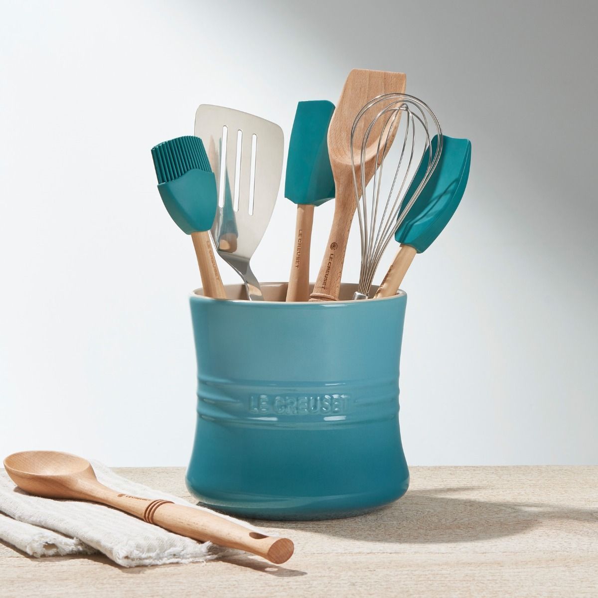  Le Creuset Large Utensil Crock | Caribbean Blue