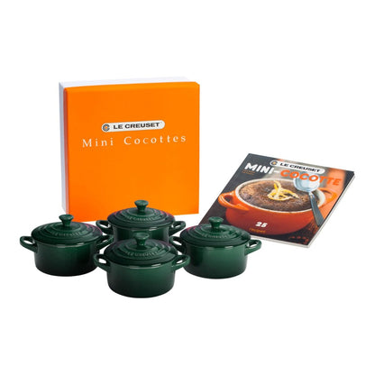  Le Creuset Mini Cocottes & Cookbook (Set Of 4) | Artichaut