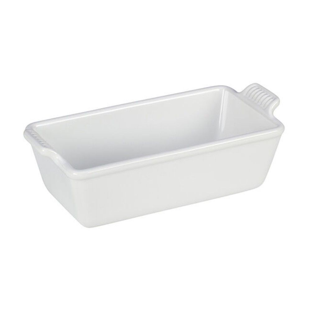  Le Creuset Heritage Loaf Pan | White