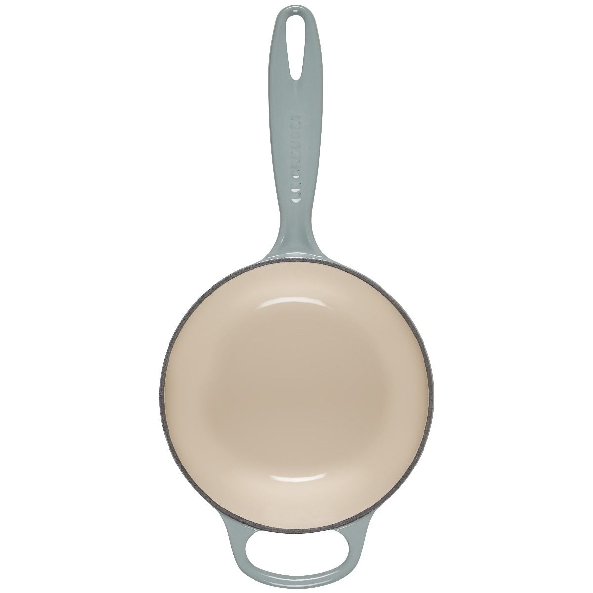  Le Creuset 1.75 Qt. Signature Enameled Cast Iron Saucepan With Stainless Steel Knob | Sea Salt