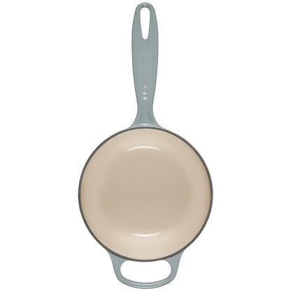  Le Creuset 1.75 Qt. Signature Enameled Cast Iron Saucepan With Stainless Steel Knob | Sea Salt