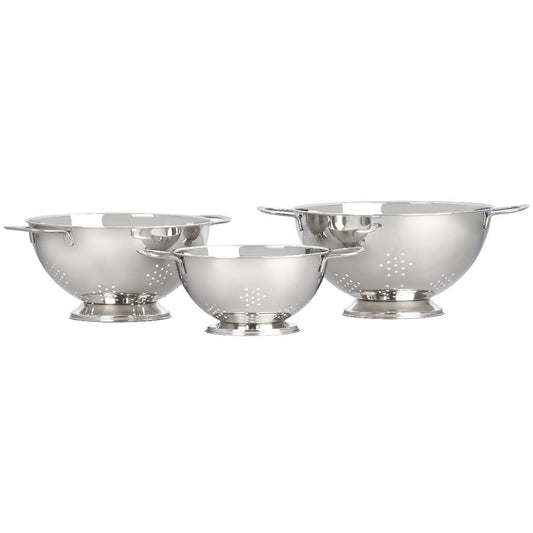  Le Creuset Stackable Stainless Steel Colanders (Set Of 3)