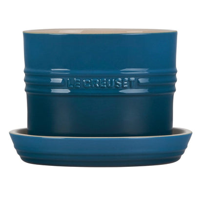  Le Creuset 5.5" Herb Planter | Deep Teal