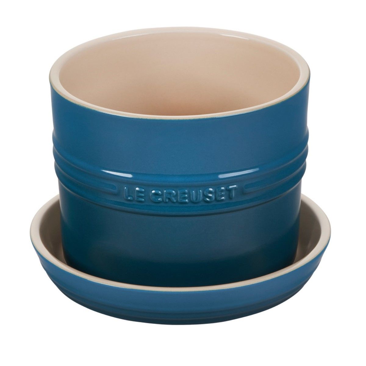  Le Creuset 5.5" Herb Planter | Deep Teal