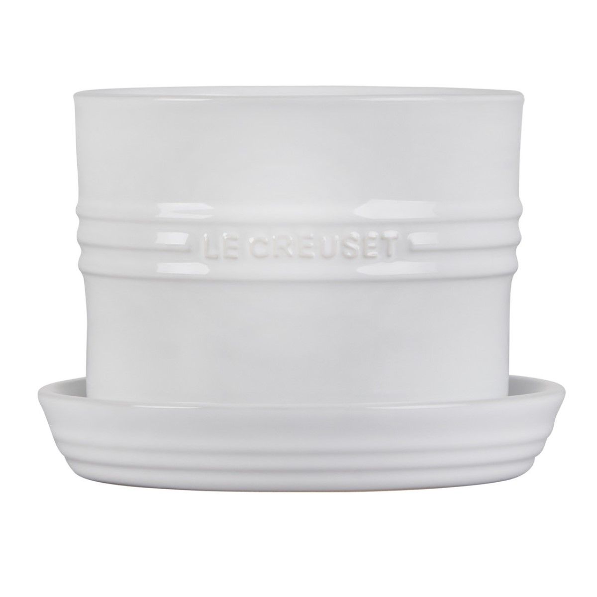  Le Creuset 5.5" Herb Planter | White