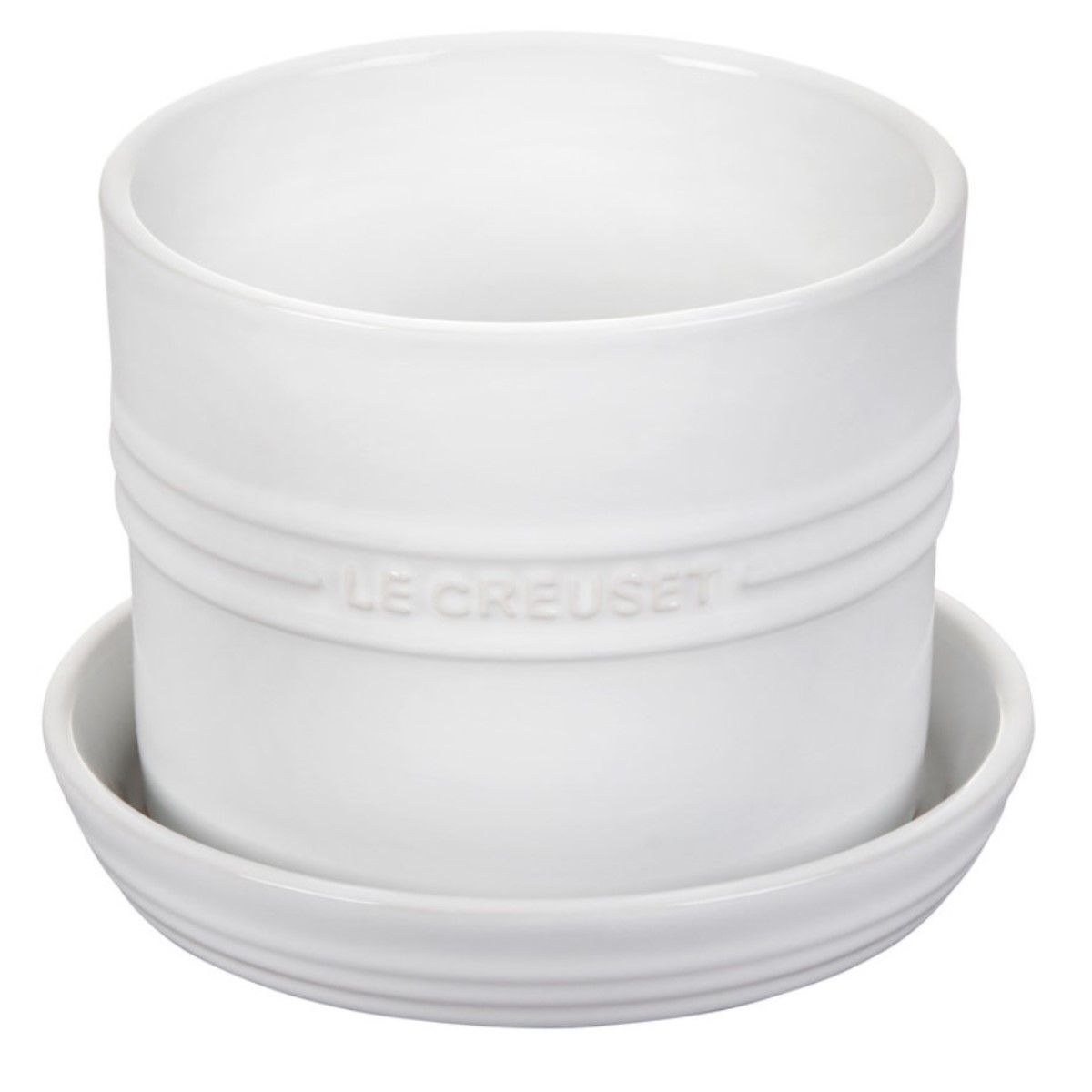  Le Creuset 5.5" Herb Planter | White