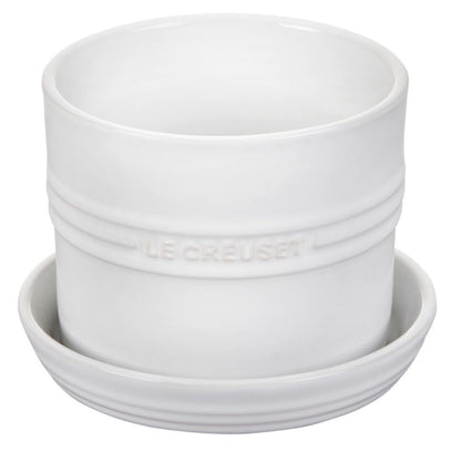  Le Creuset 5.5" Herb Planter | White