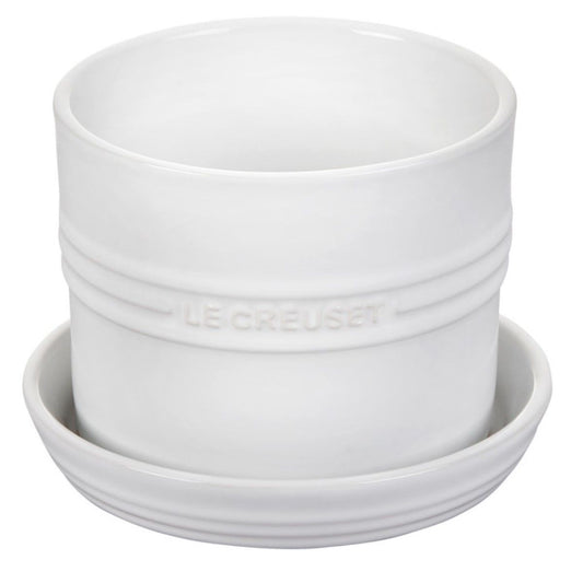  Le Creuset 5.5" Herb Planter | White