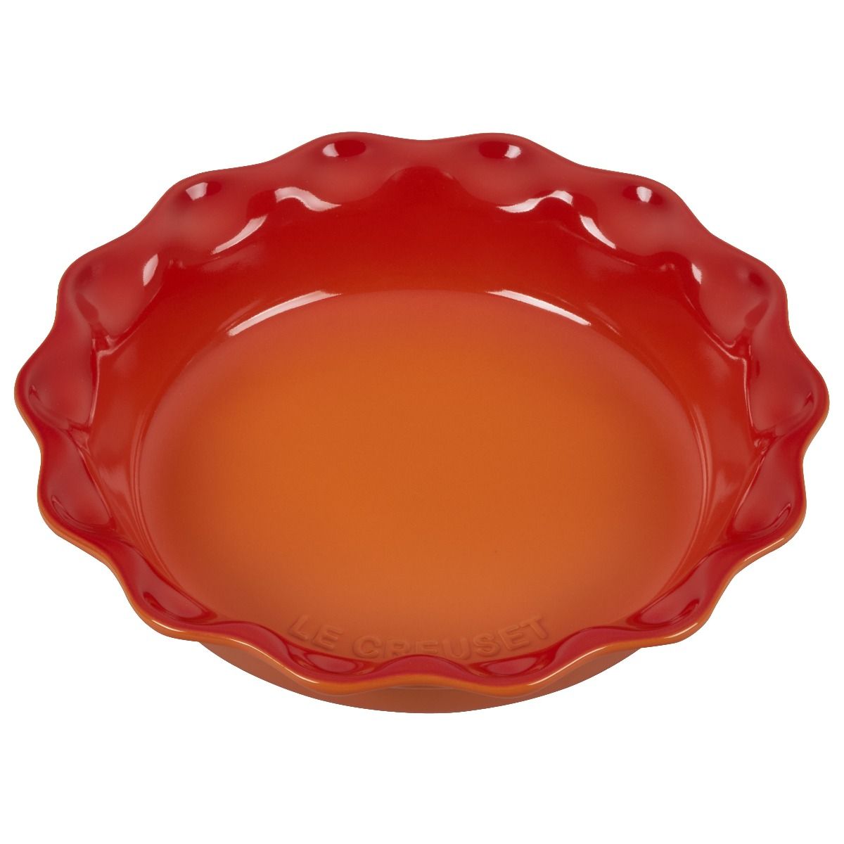  Le Creuset 9" Heritage Pie Dish | Flame