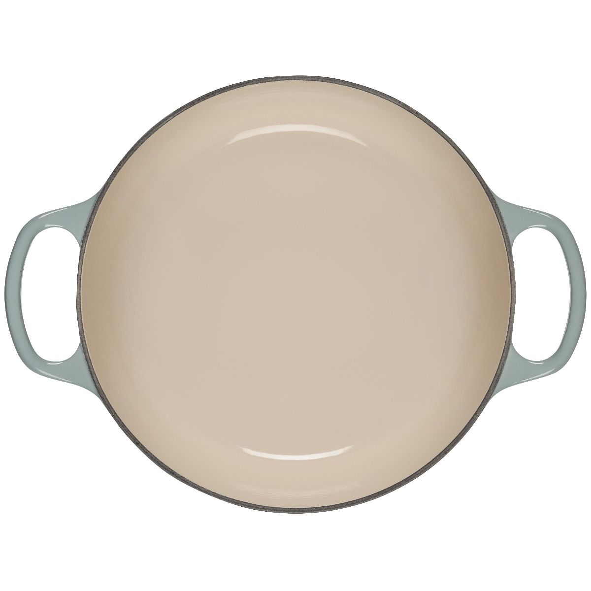  Le Creuset 4.5 Qt. Round Signature Dutch Oven With Stainless Steel Knob | Sea Salt