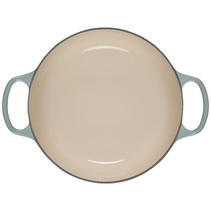  Le Creuset 5.5 Qt. Round Signature Dutch Oven With Stainless Steel Knob | Sea Salt