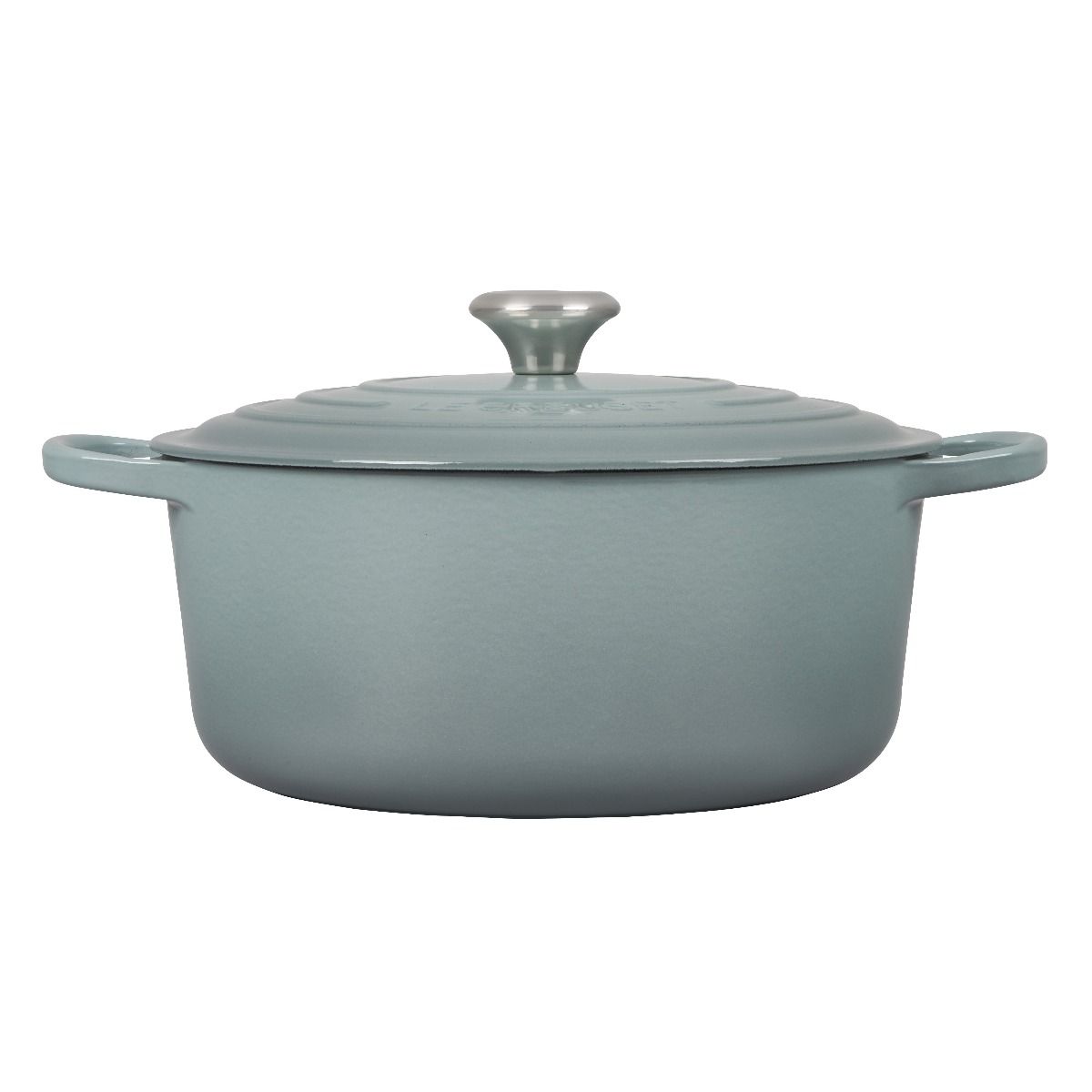  Le Creuset 7.25 Qt. Round Signature Dutch Oven With Stainless Steel Knob | Sea Salt