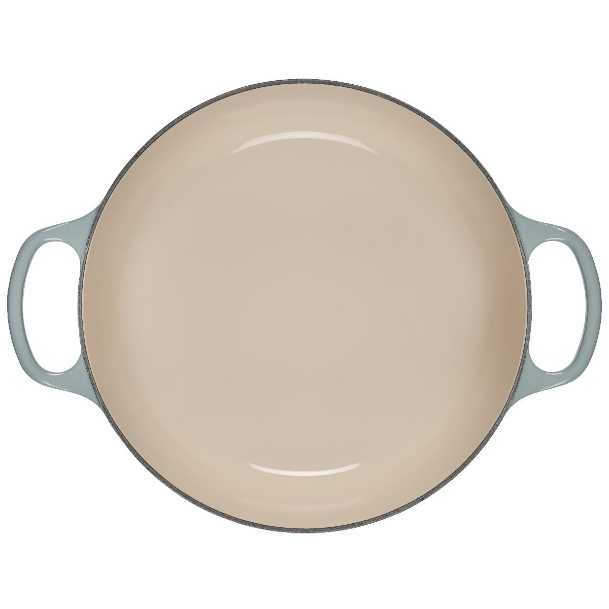  Le Creuset 9 Qt. Round Signature Dutch Oven With Stainless Steel Knob | Sea Salt