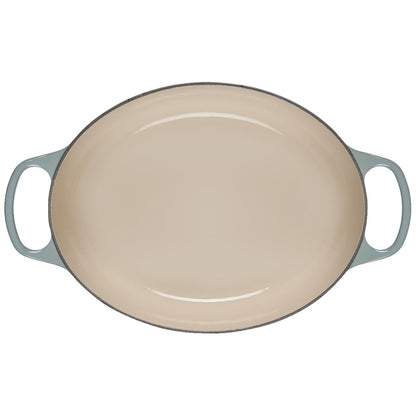  Le Creuset 6.75 Qt. Oval Signature Dutch Oven With Stainless Steel Knob | Sea Salt