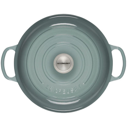  Le Creuset 3.5 Qt. Signature Enameled Cast Iron Braiser With Stainless Steel Knob | Sea Salt