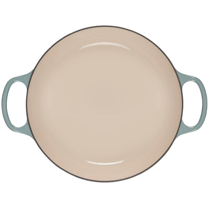  Le Creuset 3.5 Qt. Signature Enameled Cast Iron Braiser With Stainless Steel Knob | Sea Salt