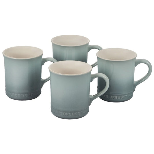  Le Creuset 14oz Mugs Set Of 4 | Sea Salt
